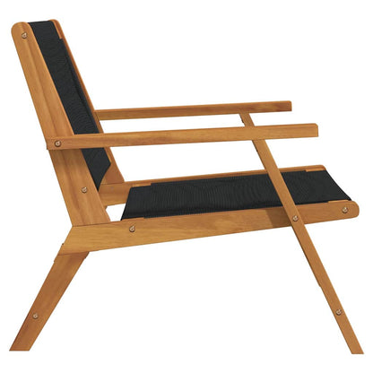 gartenmöbel 2 pcs Schwarz 67 x 76 x 73 cm Massivholz Akazie