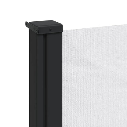 Seitenmarkise Ausziehbar Weiß 120x500 cm