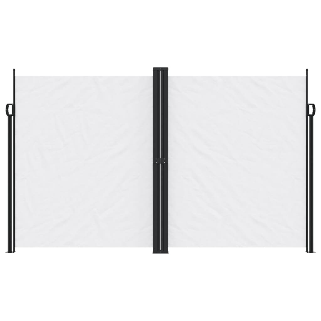 Seitenmarkise Ausziehbar Weiß 200x1200 cm