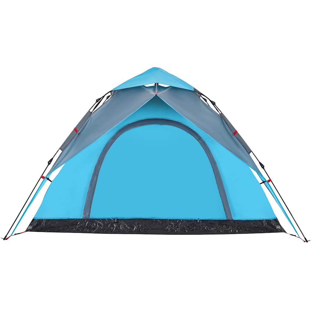 Kuppel-Campingzelt 5 Personen Blau Quick Release