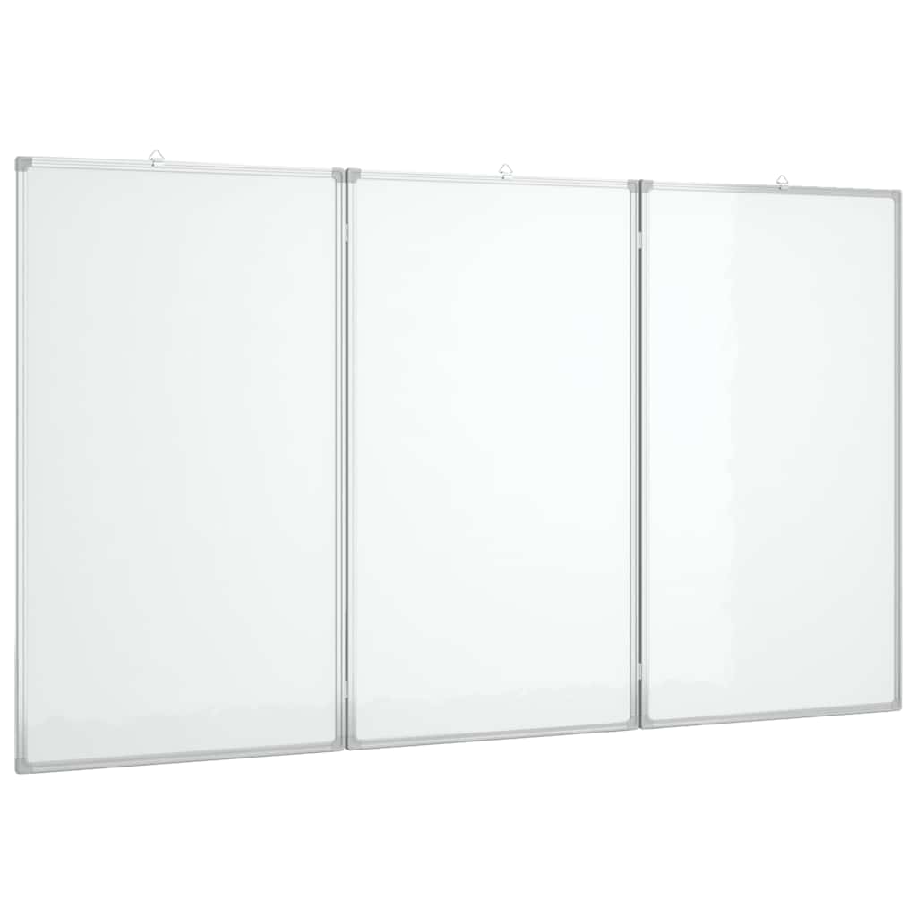 Magnetisches Whiteboard Klappbar 150x100x1,7 cm Aluminium