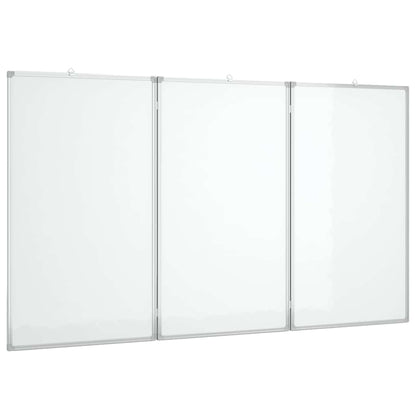 Magnetisches Whiteboard Klappbar 150x100x1,7 cm Aluminium