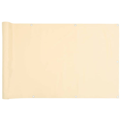 Balkon-Sichtschutz Creme 300x75 cm PVC