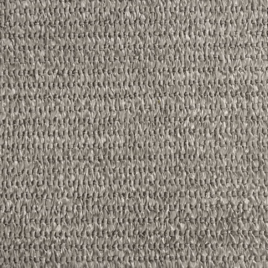 Sonnensegel 160 g/m² Rechteckig Hellgrau 2,5x3,5 m HDPE