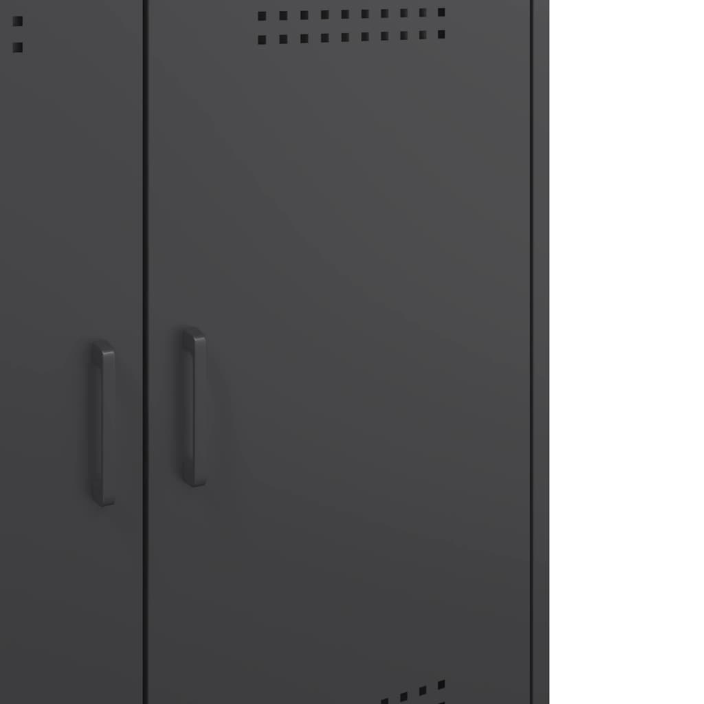 Sideboard Schwarz 68x39x79 cm Stahl