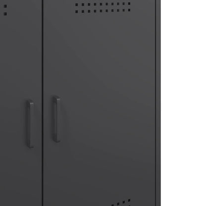 Sideboard Schwarz 68x39x79 cm Stahl