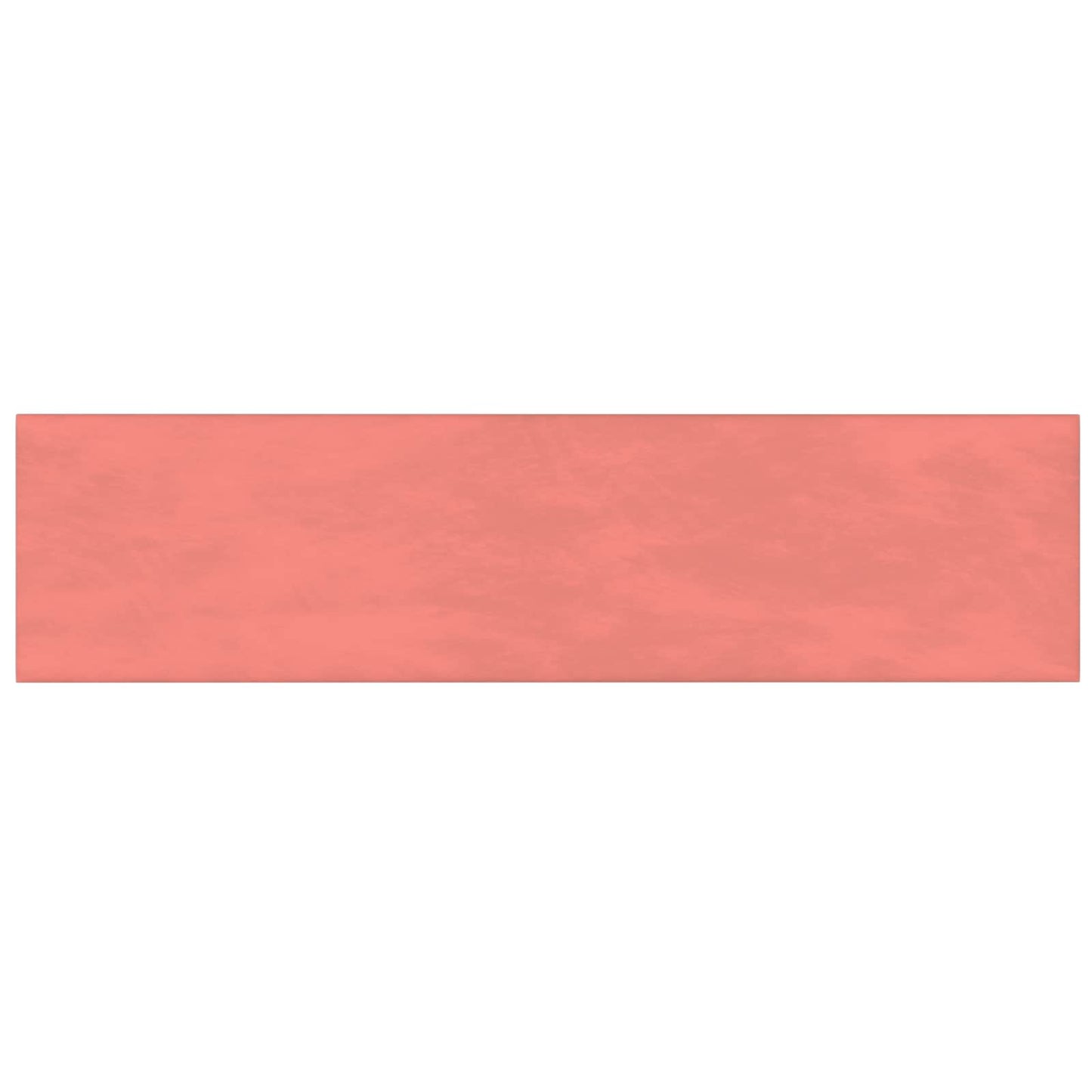 Wandkopfteilen 12 pcs Rosa 60 x 15 cm Samt