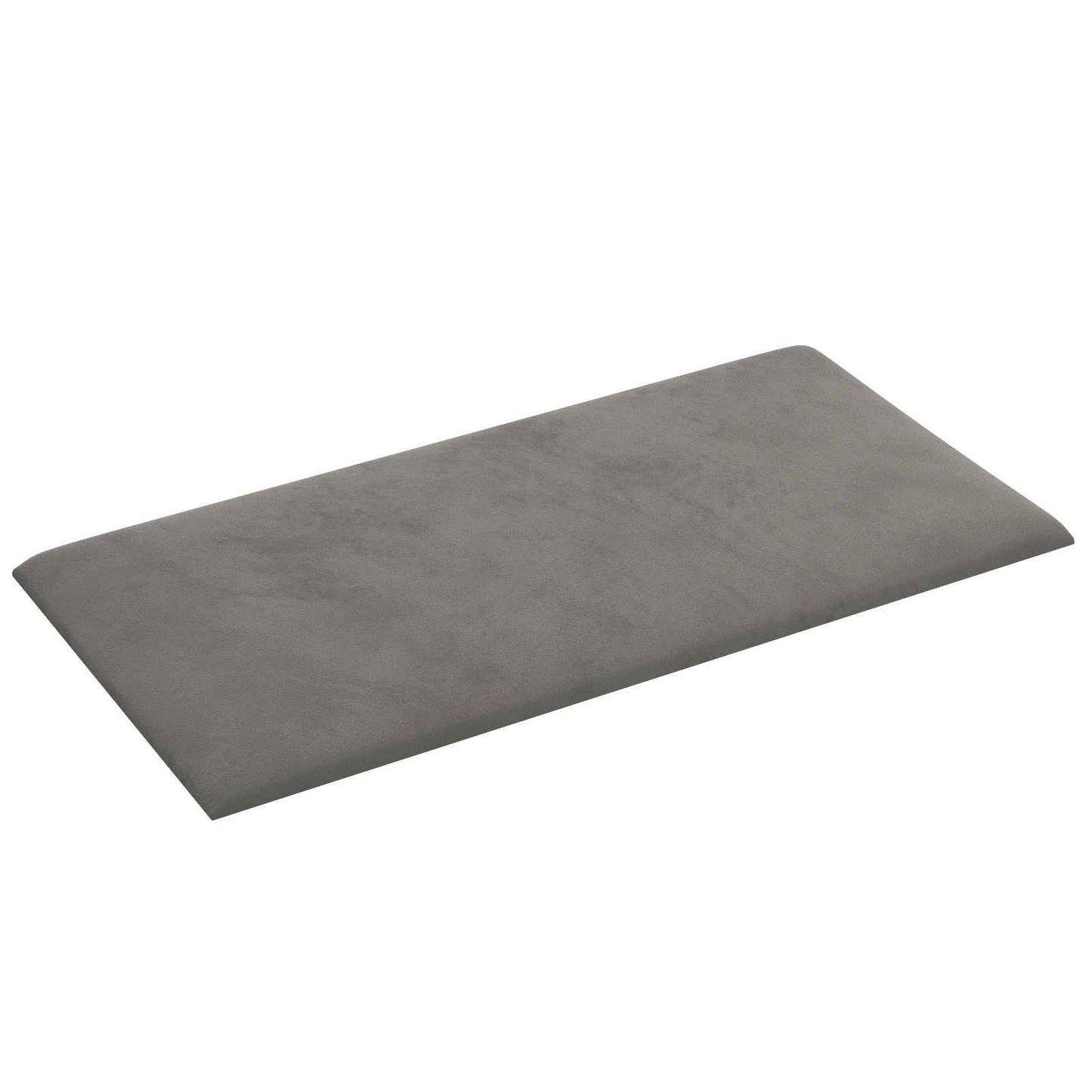 Wandkopfteilen 12 pcs Hellgrau 60 x 30 cm Samt