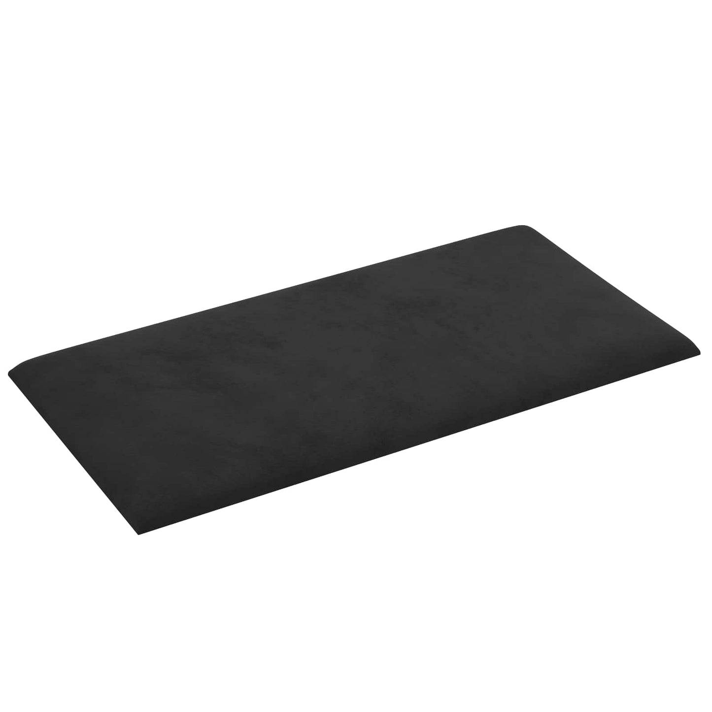 Wandkopfteilen 12 pcs Schwarz 60 x 30 cm Samt