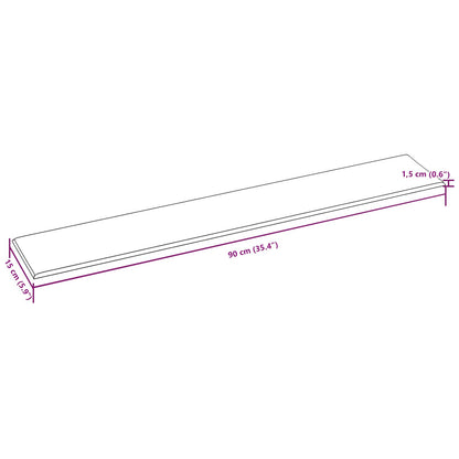 Wandkopfteilen 12 pcs Blau 90 x 15 cm Samt