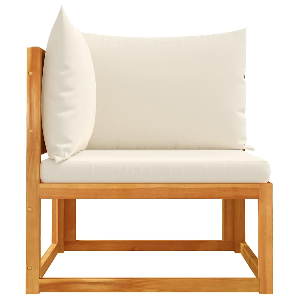 Gartensofa-Ecke mit Kissen Holz Akazie & Seil