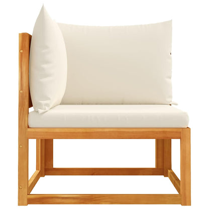 Gartensofa-Ecke mit Kissen Holz Akazie & Seil