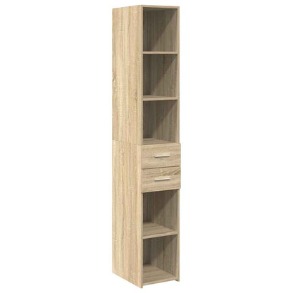 Hochschrank Schmal Sonoma-Eiche 30x42,5x225 cm Holzwerkstoff