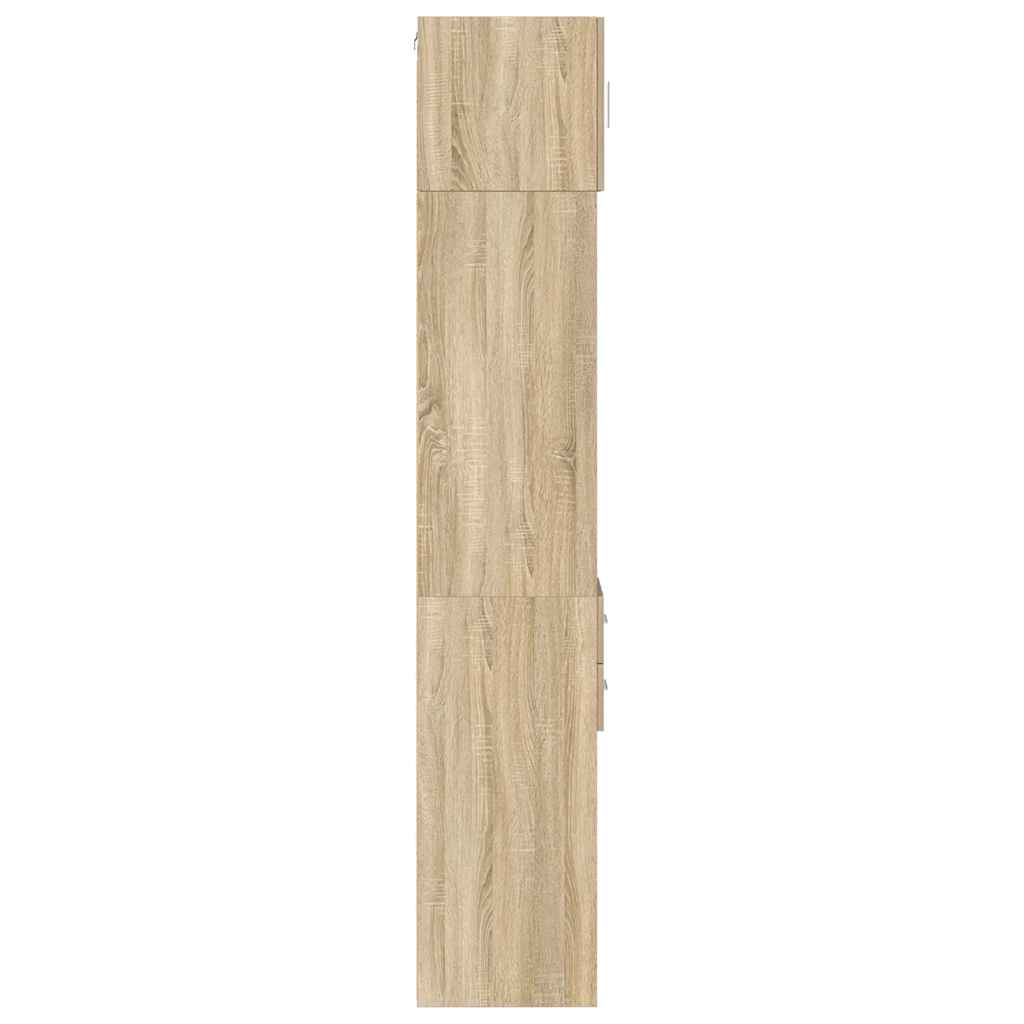 Hochschrank Schmal Sonoma-Eiche 30x42,5x225 cm Holzwerkstoff