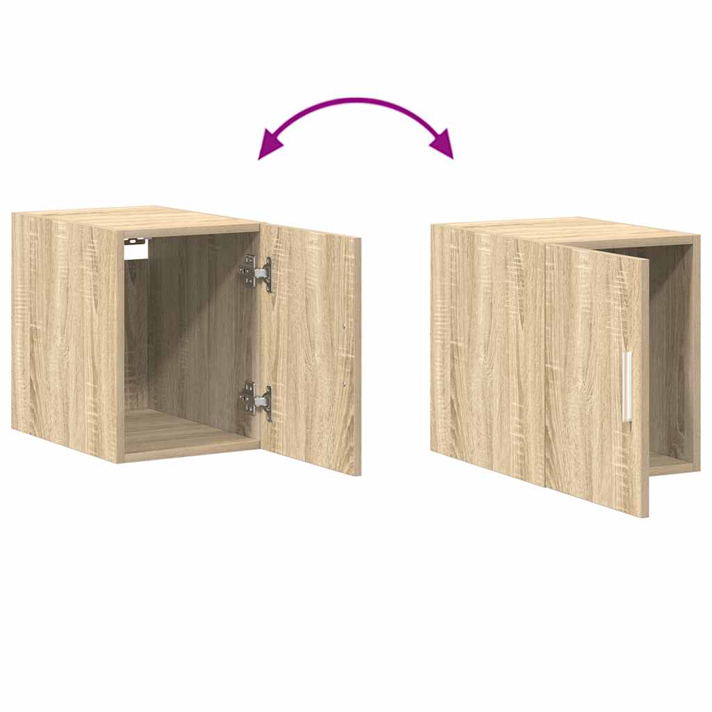 Hochschrank Schmal Sonoma-Eiche 30x42,5x225 cm Holzwerkstoff