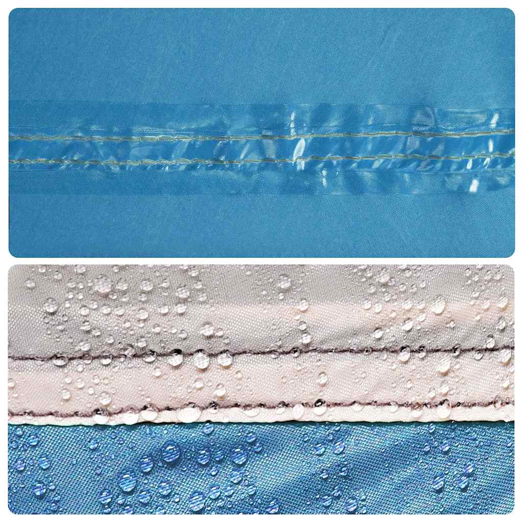 Camping-Windschutz Blau 340x130 cm Wasserdicht