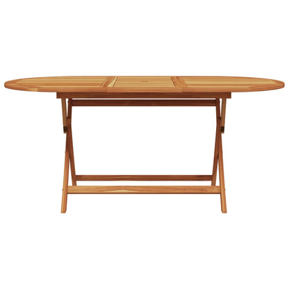 7-tlg. Garten-Essgruppe Stoff und Massivholz Beige