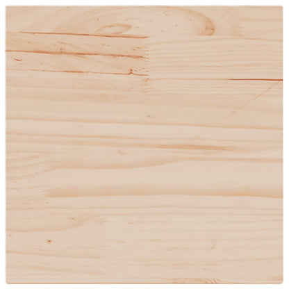 Tischplatte 40x40x2,5 cm Quadratisch Massivholz Kiefer