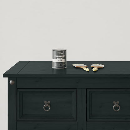 Möbelfarbe Schwarz 0,75 L Wanddruck