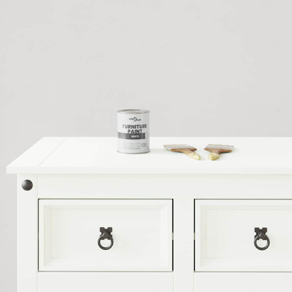 Möbelfarbe Weiß 0,75 L Wanddruck