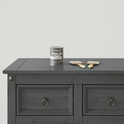 Möbelfarbe Grau 0,75 L Wanddruck