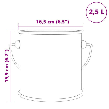 Holzfarbe Weiß 2,5 L Wanddruck