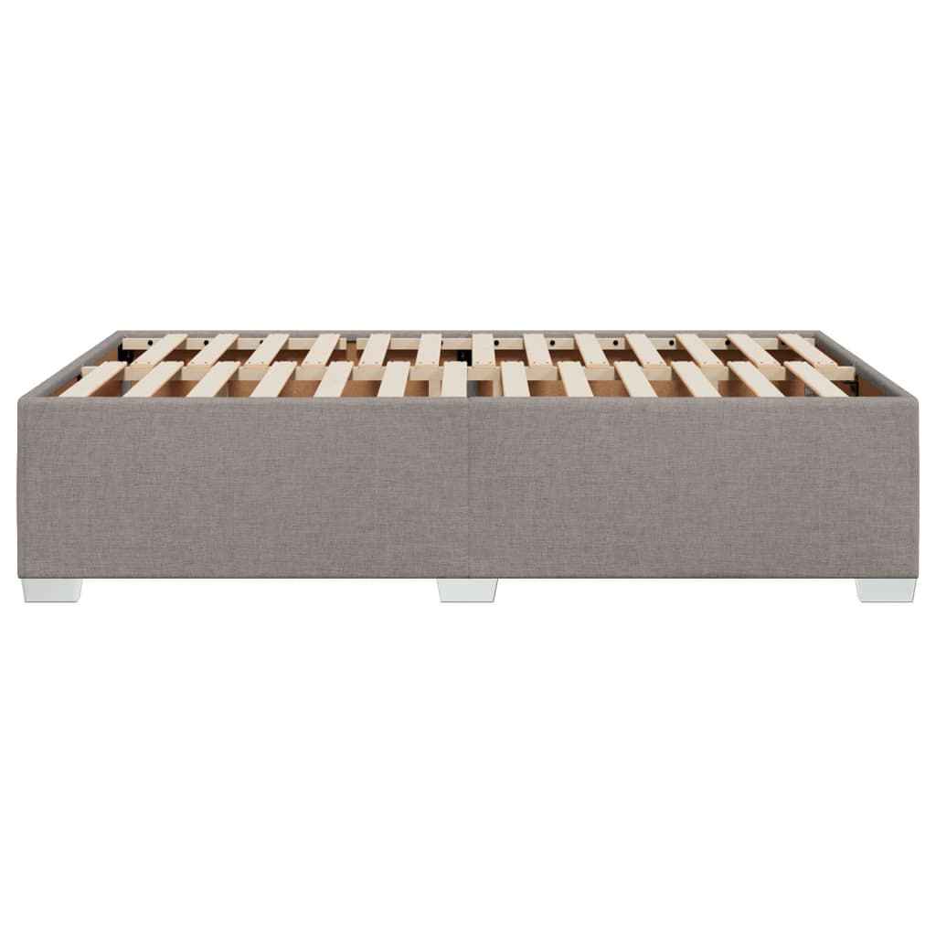 Bettgestell ohne Matratze Taupe 120x190 cm Stoff
