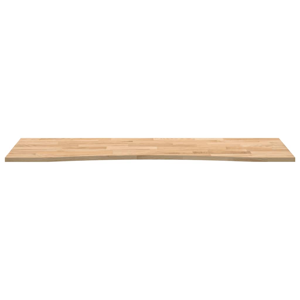 Schreibtischplatte Unbehandelt 160x50x2,5 cm Massivholz Eiche