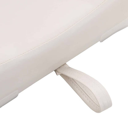 Klappbarer Bootssitz 1 Set Blau und Weiß 41x36x48 cm