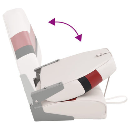 Bootssitze 2 Stk. mit Hoher Rückenlehne Klappbar 44x38x55 cm