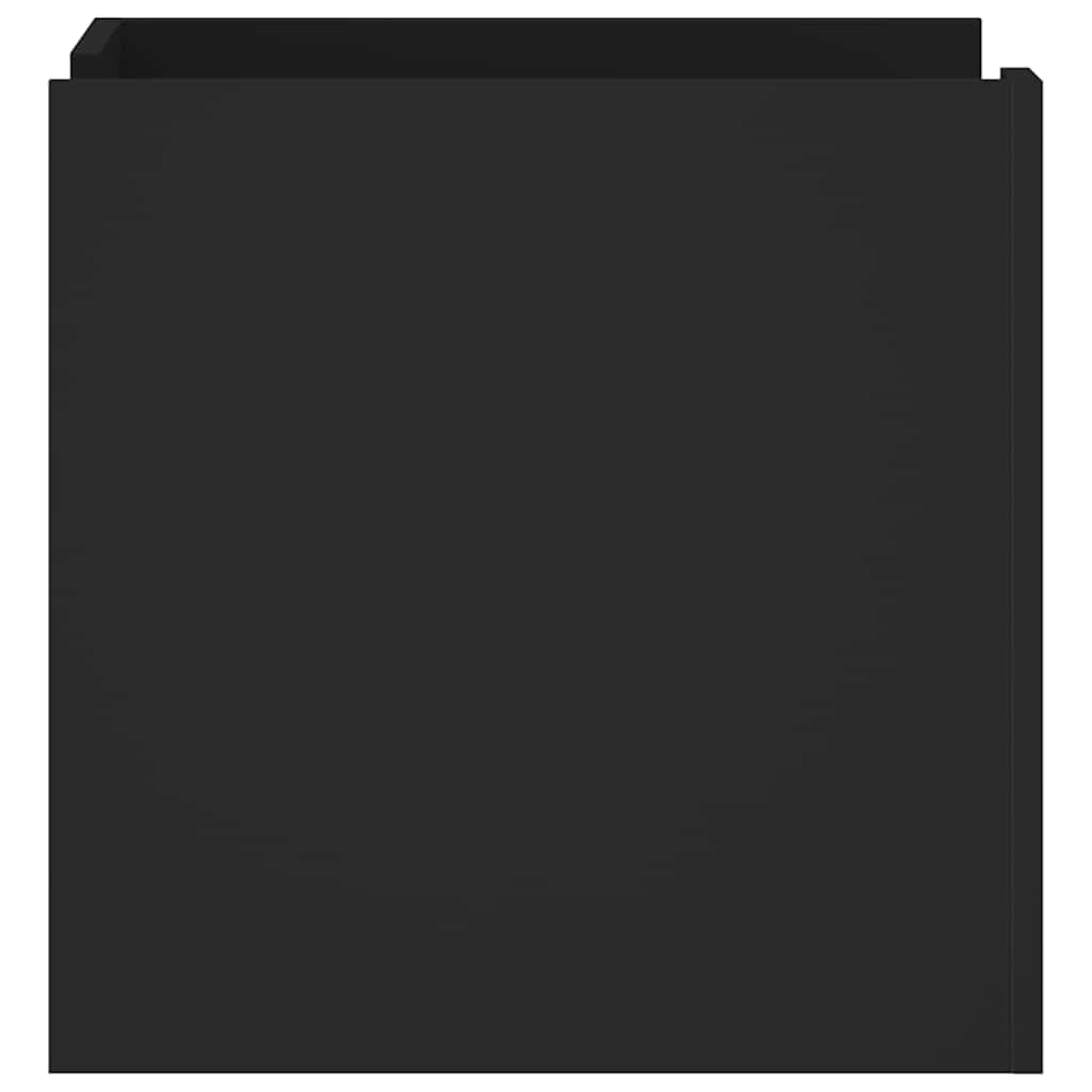 Nachttisch Schwarz 45x50x50 cm Holzwerkstoff