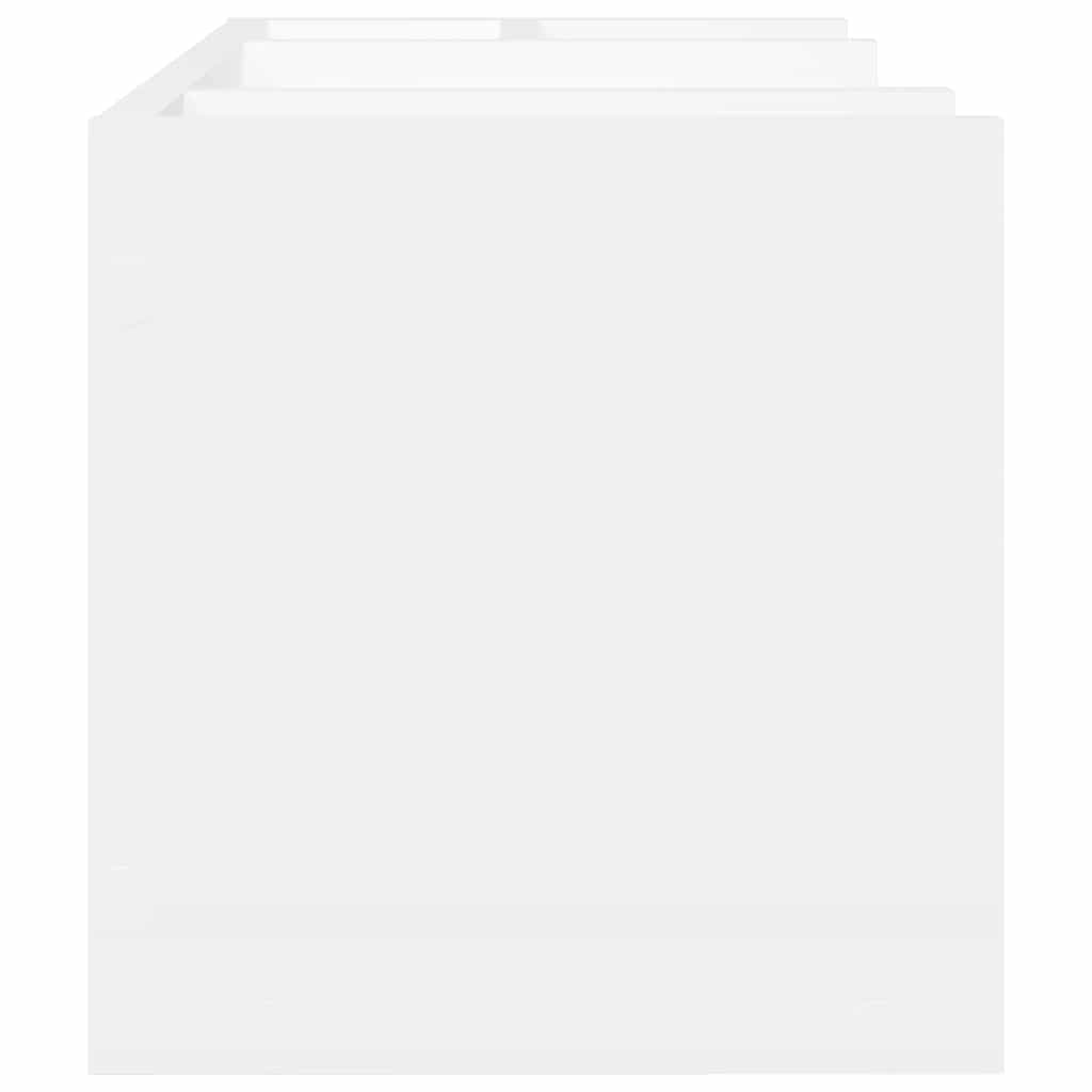 Schreibtisch-Organizer Weiß 44,5x24x25 cm Holzwerkstoff