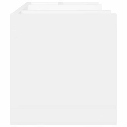 Schreibtisch-Organizer Weiß 44,5x24x25 cm Holzwerkstoff