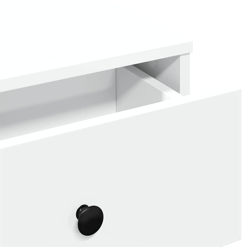 Couchtisch Weiß 60x45x31 cm Holzwerkstoff