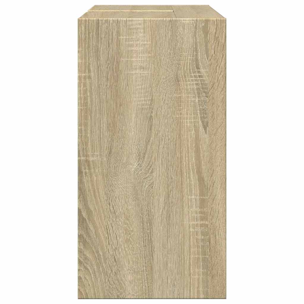 Waschbeckenunterschrank Sonoma-Eiche 63x29x55 cm Holzwerkstoff