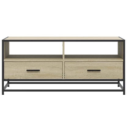 Couchtisch Sonoma-Eiche 100x50x45 cm Holzwerkstoff und Metall