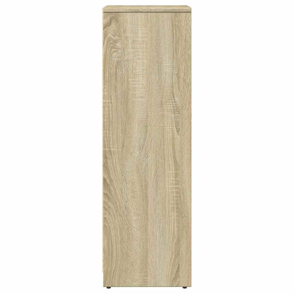 Badezimmerschrank Sonoma-Eiche 30x30x95 cm Holzwerkstoff