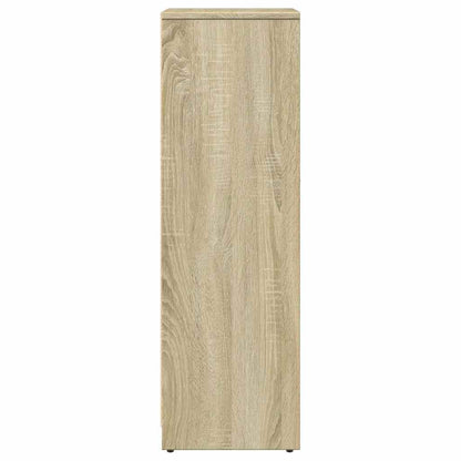 Badezimmerschrank Sonoma-Eiche 30x30x95 cm Holzwerkstoff