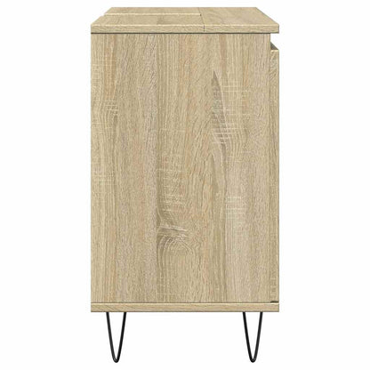 Badschrank Sonoma-Eiche 58x33x60 cm Holzwerkstoff