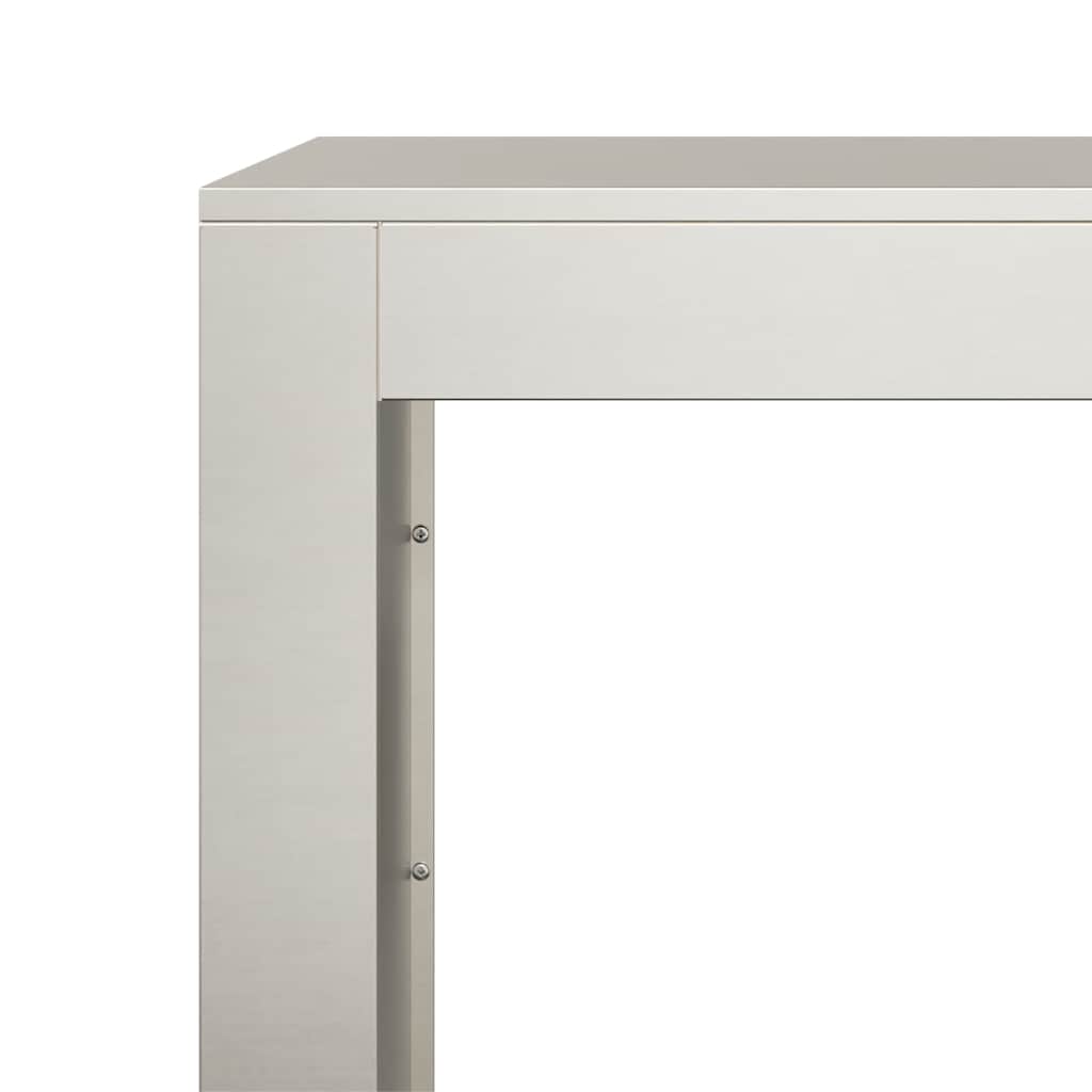 Brennholzregal 100x40x80 cm Wetterfester Stahl