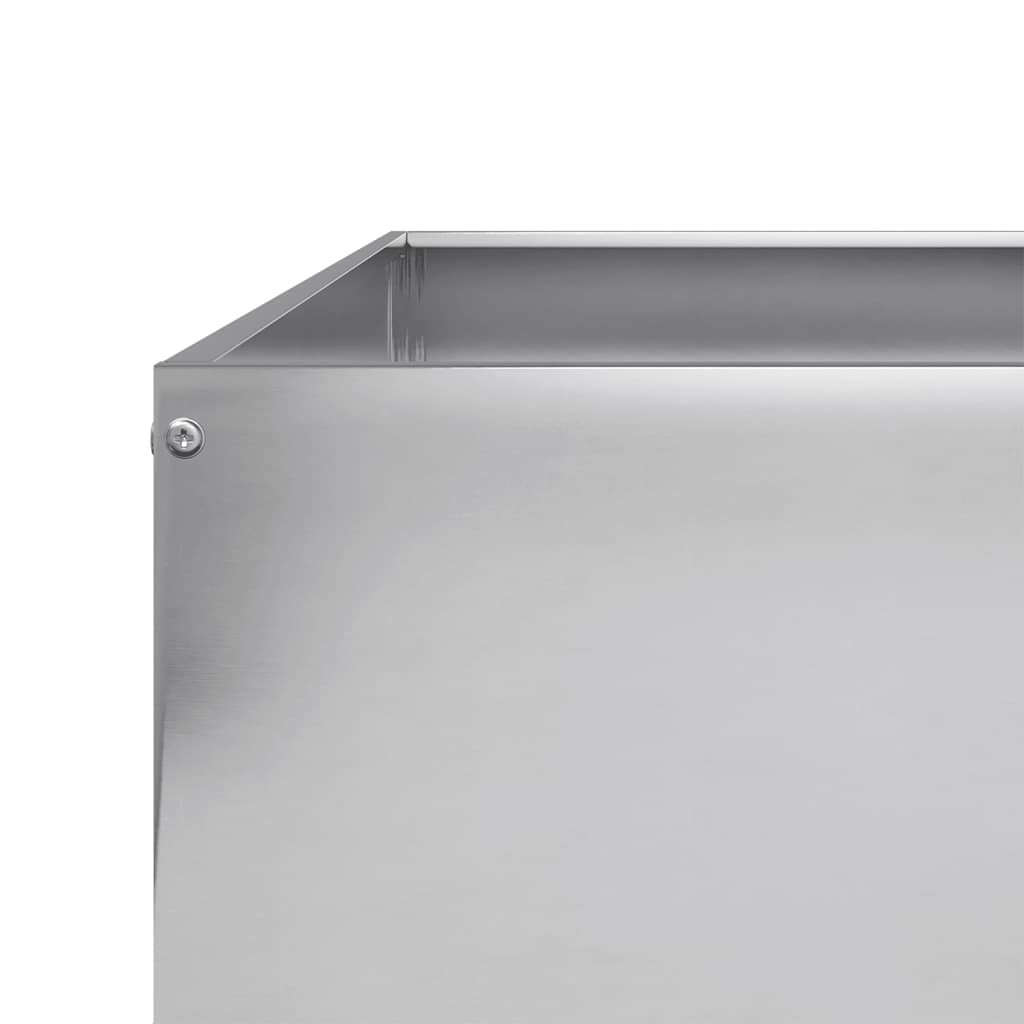 Hochbeet 100x100x26 cm Verzinkter Stahl