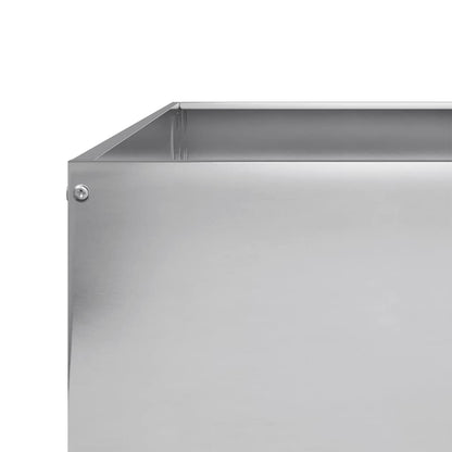 Hochbeet 100x100x26 cm Verzinkter Stahl