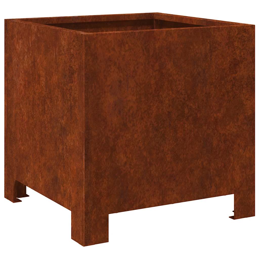 Pflanzkübel 2 Stk. 30x30x30 cm Wetterfester Stahl