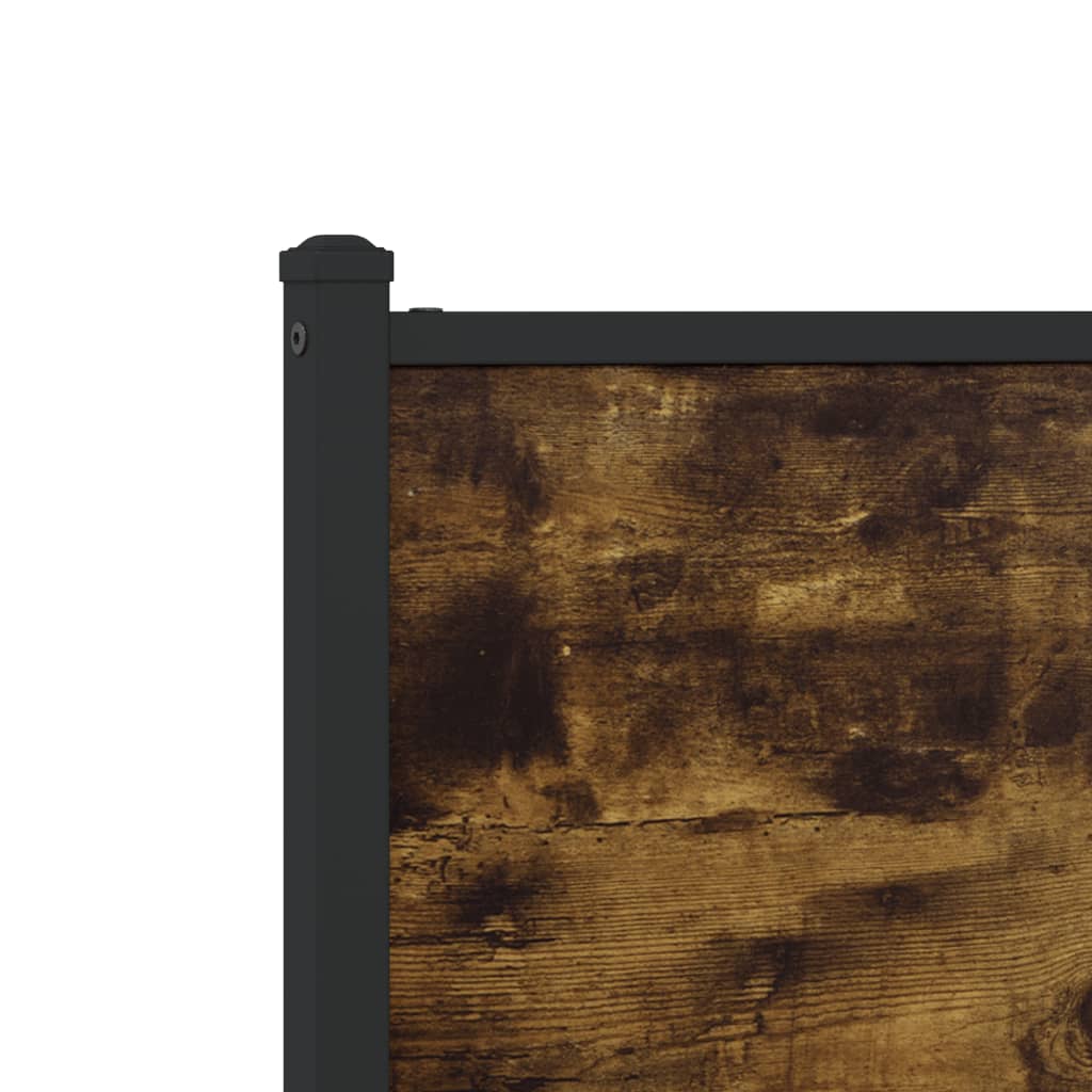 Ersatz-Kopfteil Räuchereiche 90 cm Holzwerkstoff und Stahl