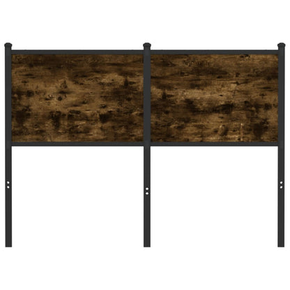 Ersatz-Kopfteil Räuchereiche 120 cm Holzwerkstoff und Stahl