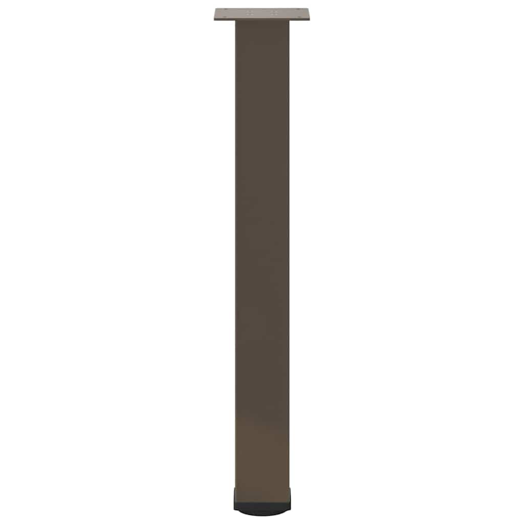 Konsolentischbeine 4 Stk. Naturstahl 72-74 cm Stahl