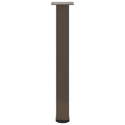 Konsolentischbeine 4 Stk. Naturstahl 72-74 cm Stahl