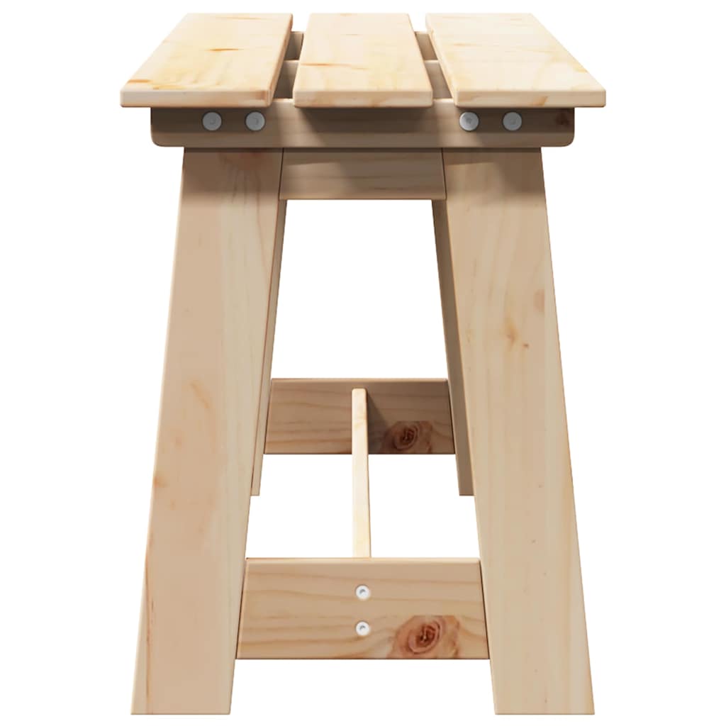 Bank Outdoor Natur 119 x 47 x 35 cm Massives Kiefernholz