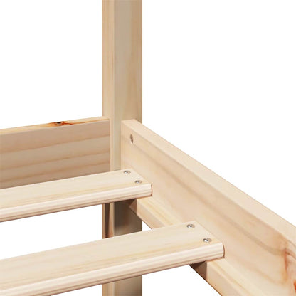 Bettgestell mit Kopfteil ohne Matratze 200x200 cm