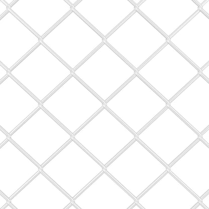 Zaunpfosten Silber 10 x 1,4 m (60 x 60 mm Netz) Stahl